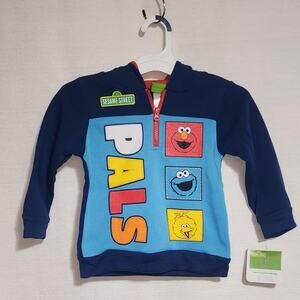 sesame street hoodie 4t